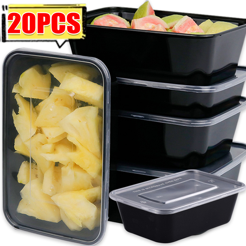 Meal Prep Lunch - 10/20x Food Storage Containers with Lids