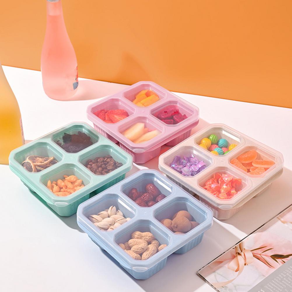 Meal Prep Easy - Snack Compartment Box 4 Pack Snack