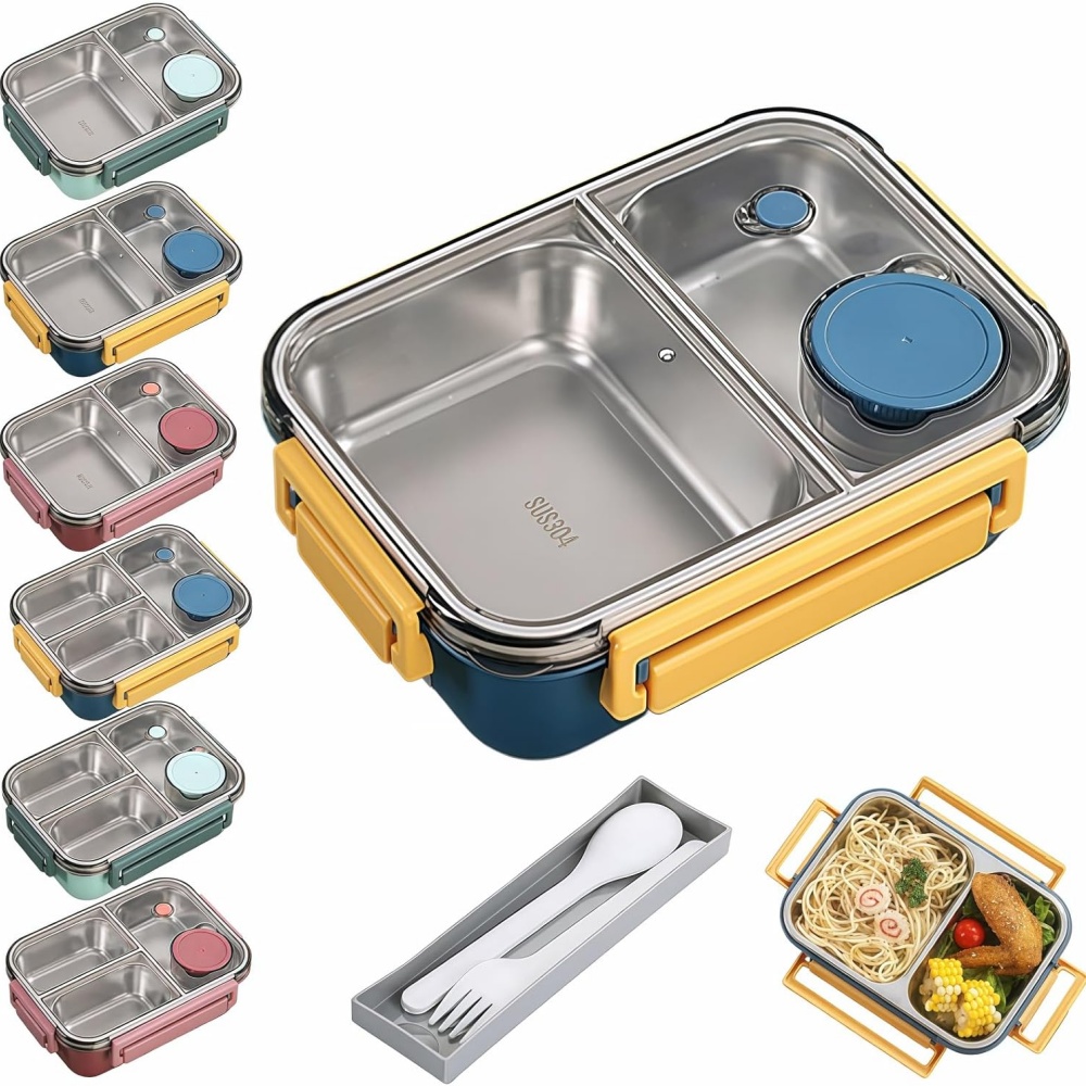 Meal Prep Lunch Boxes - 850ml Portable Lunch Boxes for Children