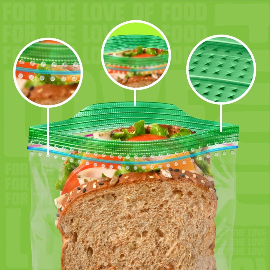 Meal Prep Lunch - Sandwich Bags for School Lunch and