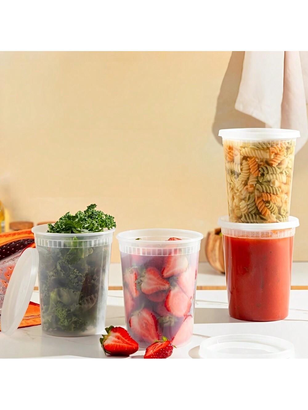 24Pack 32oz Deli Containers wi - Meal Prep Recipes 评论和价格
