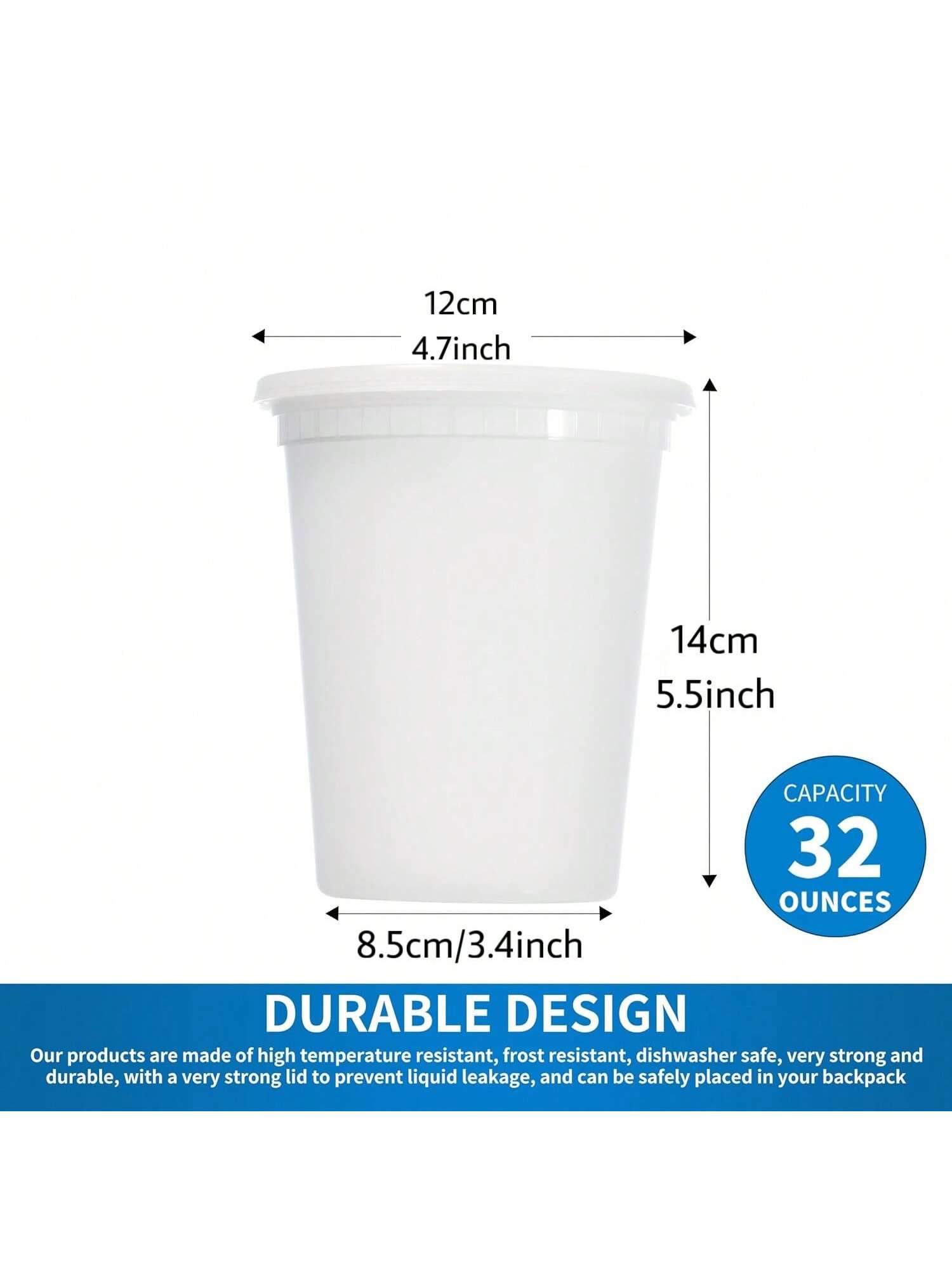 24Pack 32oz Deli Containers wi - Meal Prep Recipes 评论和价格