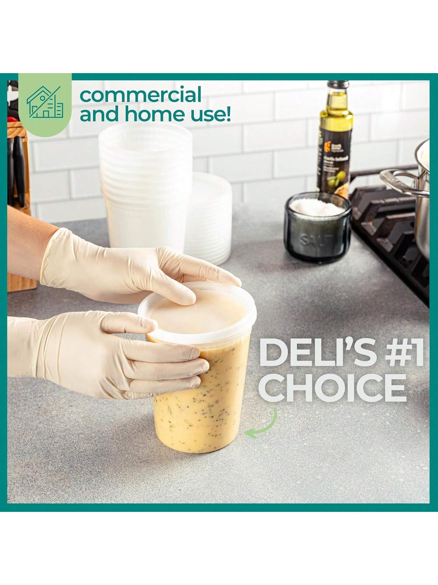 24Pack 32oz Deli Containers wi - Meal Prep Recipes 评论和价格