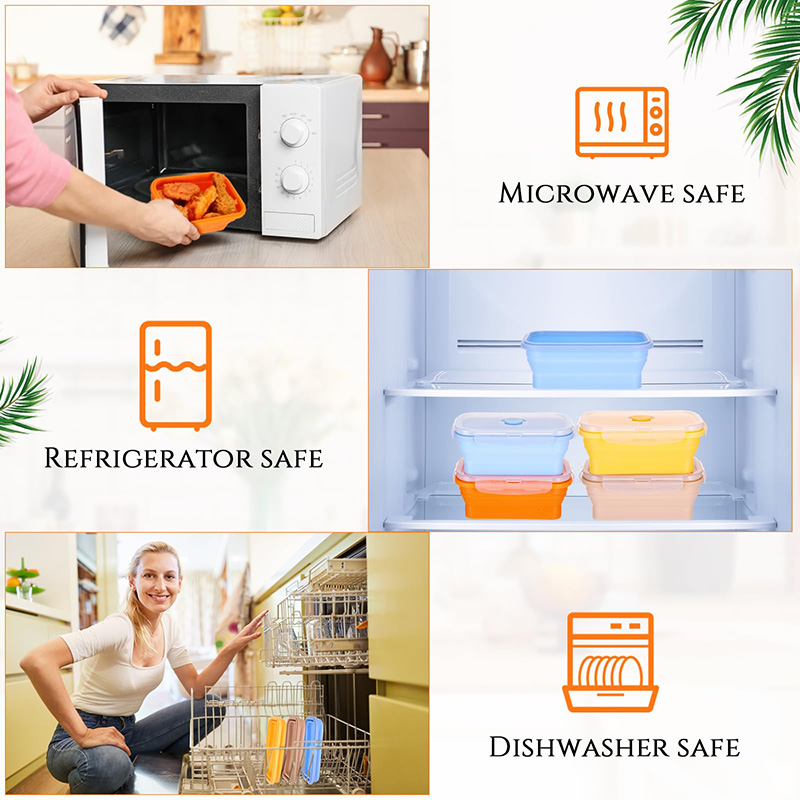 Collapsible Food Storage Conta - Meal Prep Tupperware 评论和价格