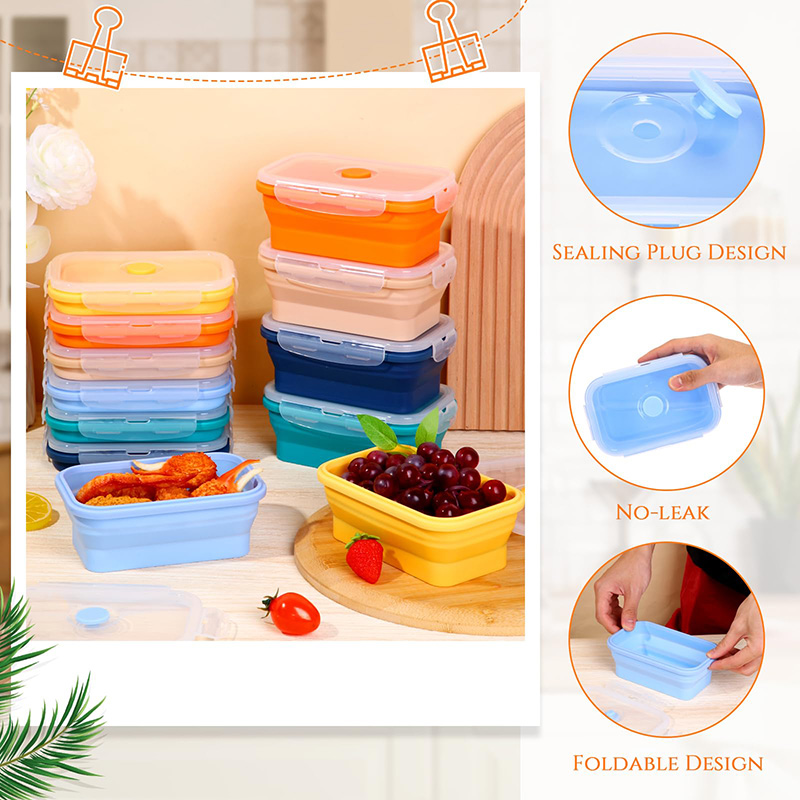 Collapsible Food Storage Conta - Meal Prep Tupperware 评论和价格