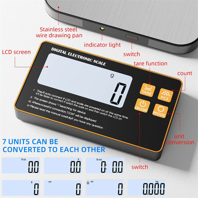 Wireless Kitchen Scale with Re - Meal Prep Recipes 评论和价格
