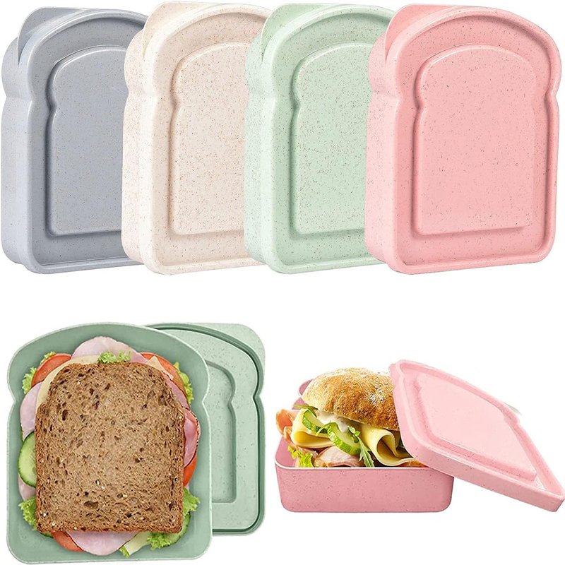 Sandwich Containers Lunch Box  - Meal Prep Tupperware 评论和价格