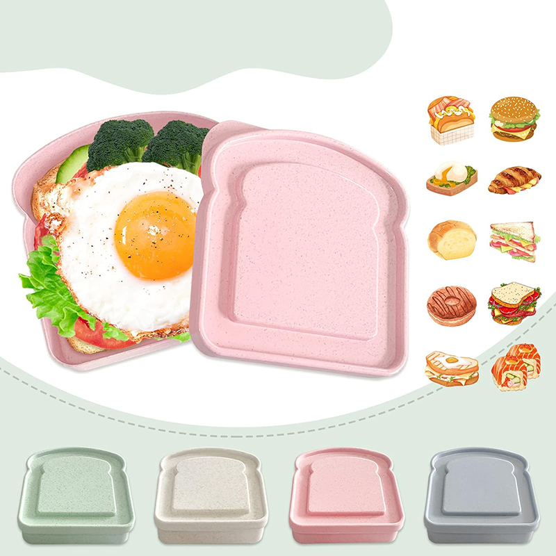 Sandwich Containers Lunch Box  - Meal Prep Tupperware 评论和价格