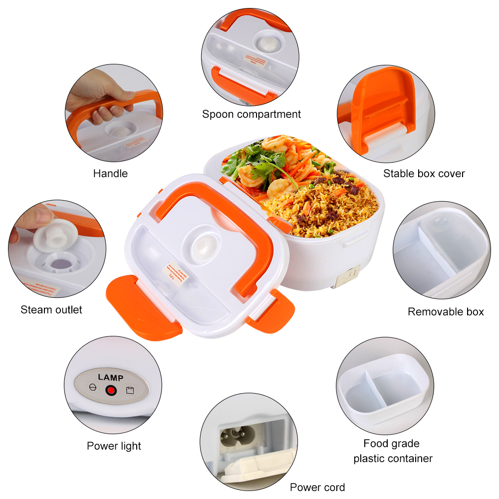 Portable Fast Heating Food con - Meal Prep Tupperware 评论和价格