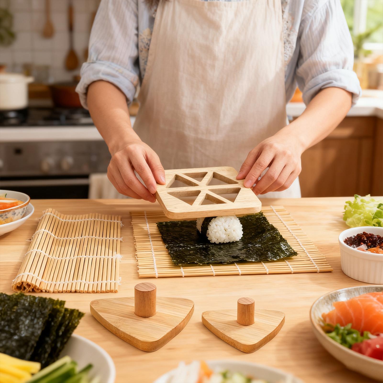 Riceball Mold Classic Wooden N - Meal Prep With Rice 评论和价格