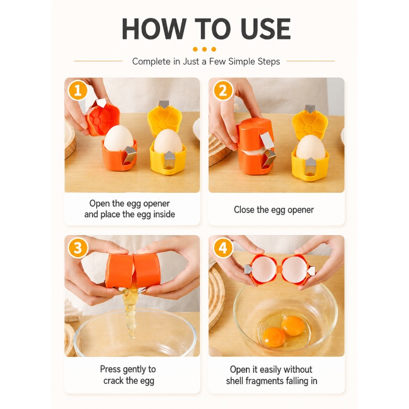 Egg Shell Cutter Cracker Opene - Meal Prep Restaurant 评论和价格