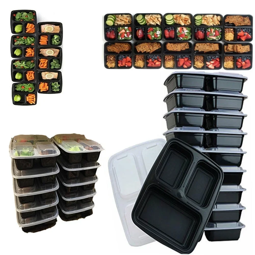 7 Pack 3 Compartment Meal Prep - Meal Prep Tupperware 评论和价格