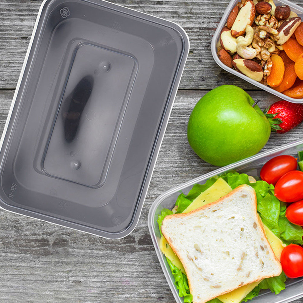 50pcs Disposable Rectangular F - Meal Prep With Rice 评论和价格