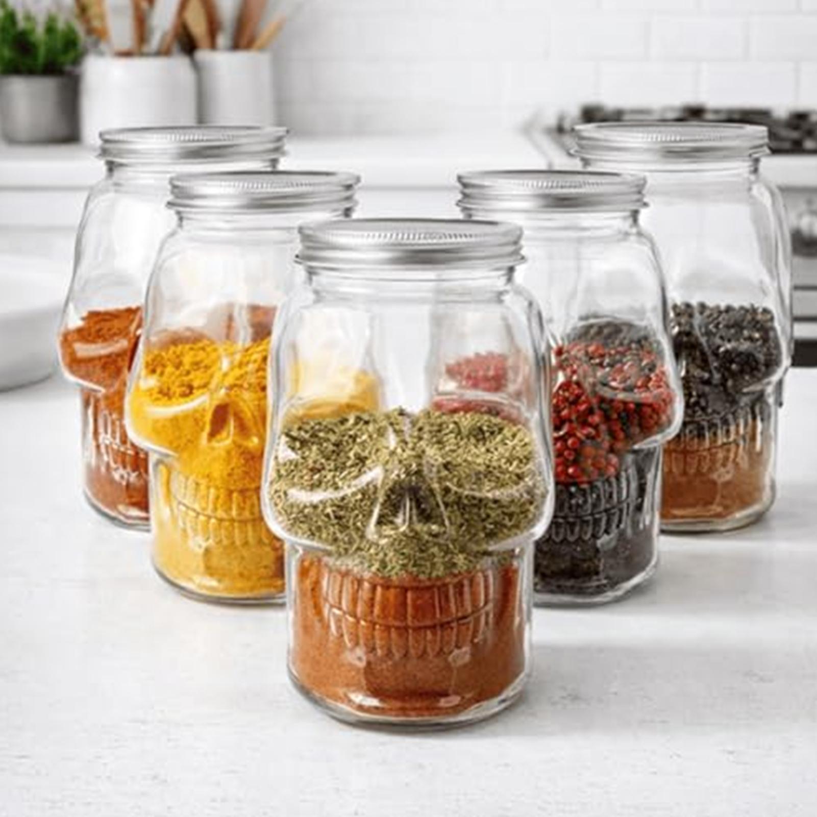 Transparent Skull Jars with Li - Meal Prep Day 评论和价格