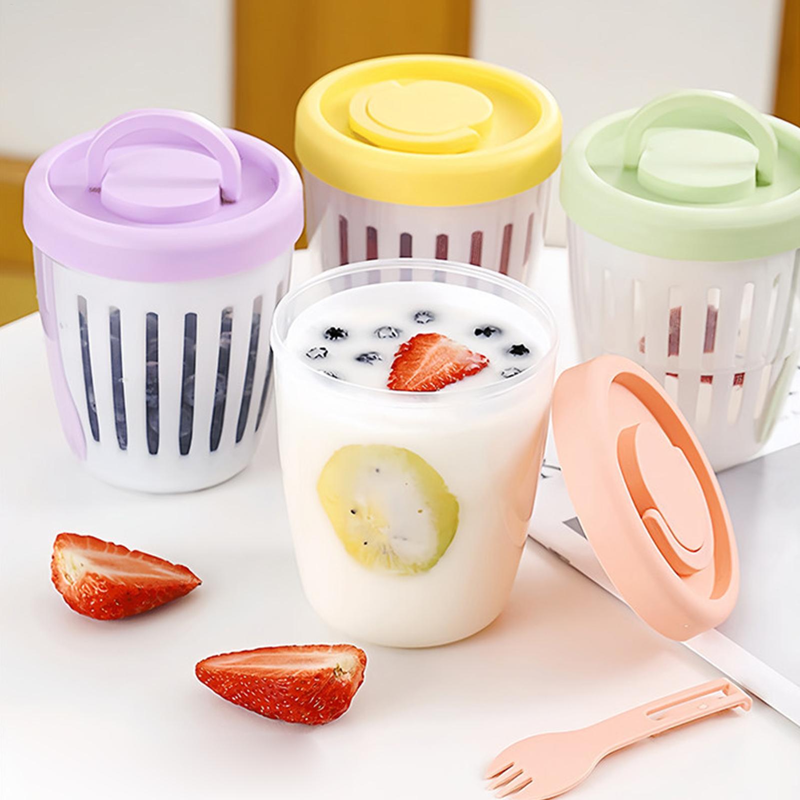 Yogurt Containers with Lids Ai - Meal Prep Overnight Oats 评论和价格