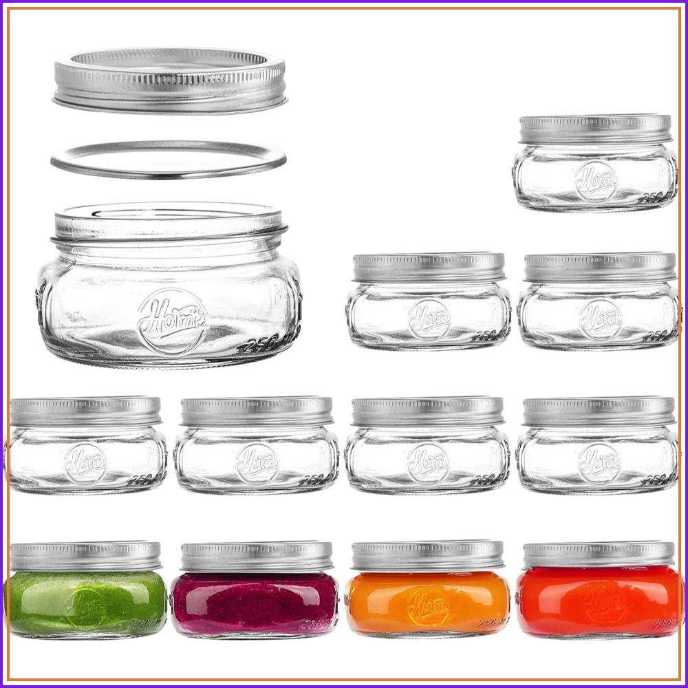 12-Pack 8oz Wide Mouth Glass M - Meal Prep Overnight Oats 评论和价格