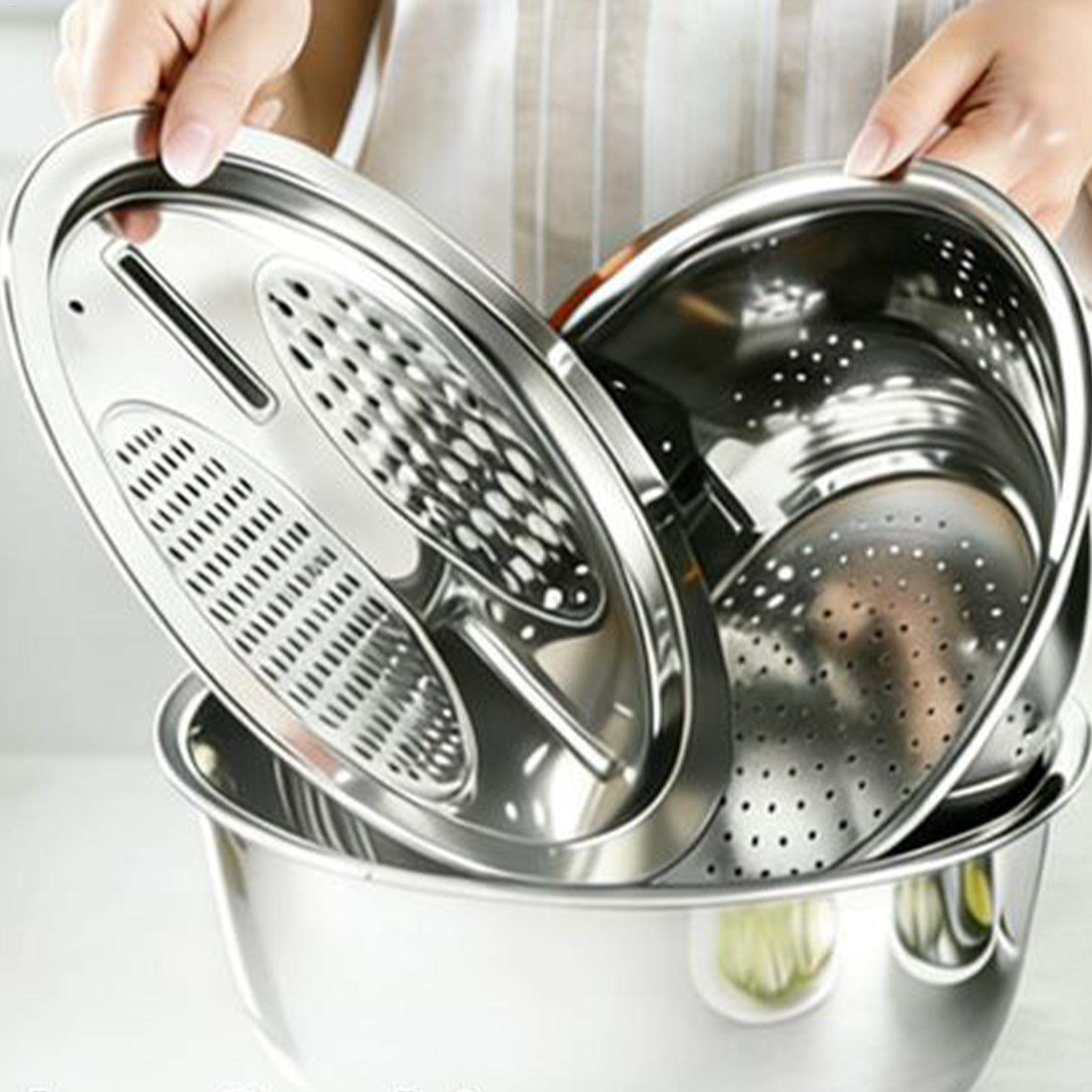 Stainless Steel Colander Strai - Meal Prep With Rice 评论和价格