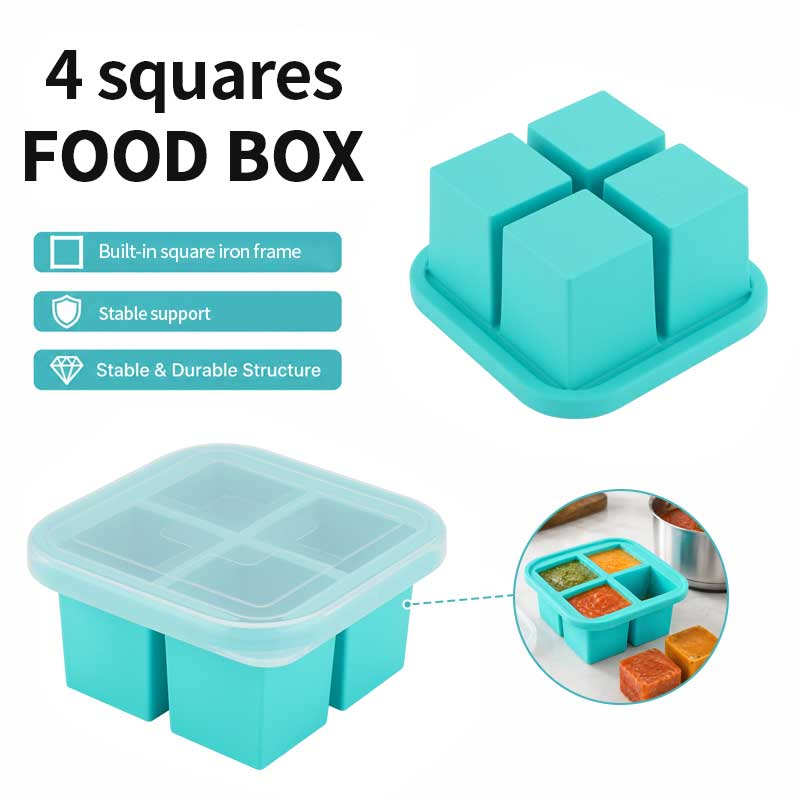Silicone 4-Compartment Food St - Meal Prep Easy 评论和价格