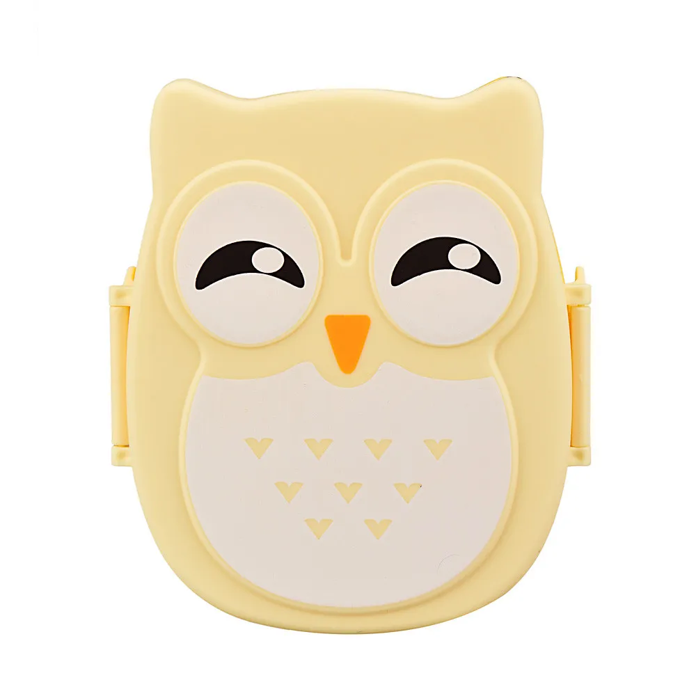 Portable Owl Lunch Box Cartoon - Meal Prep Tupperware 评论和价格