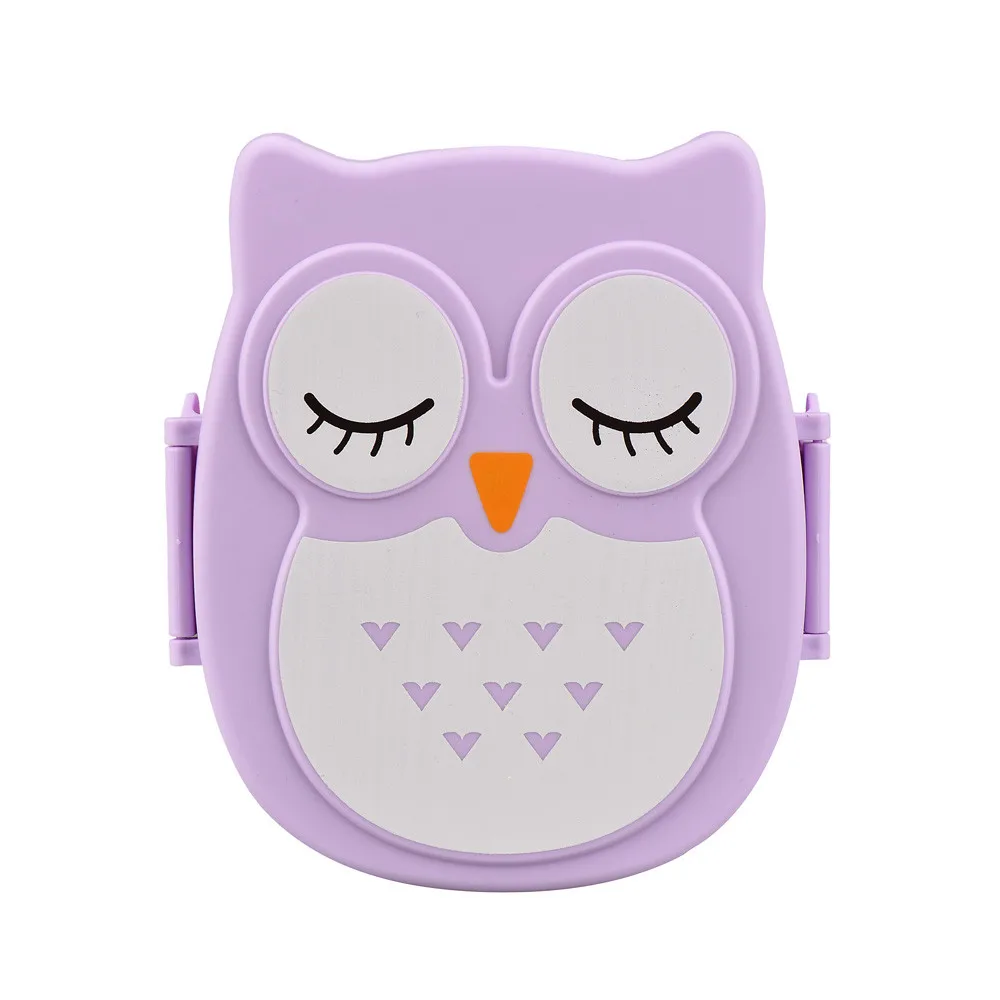 Portable Owl Lunch Box Cartoon - Meal Prep Tupperware 评论和价格