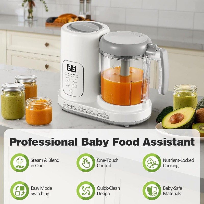 Baby Food Maker Steamer Blende - Meal Prep Recipes 评论和价格