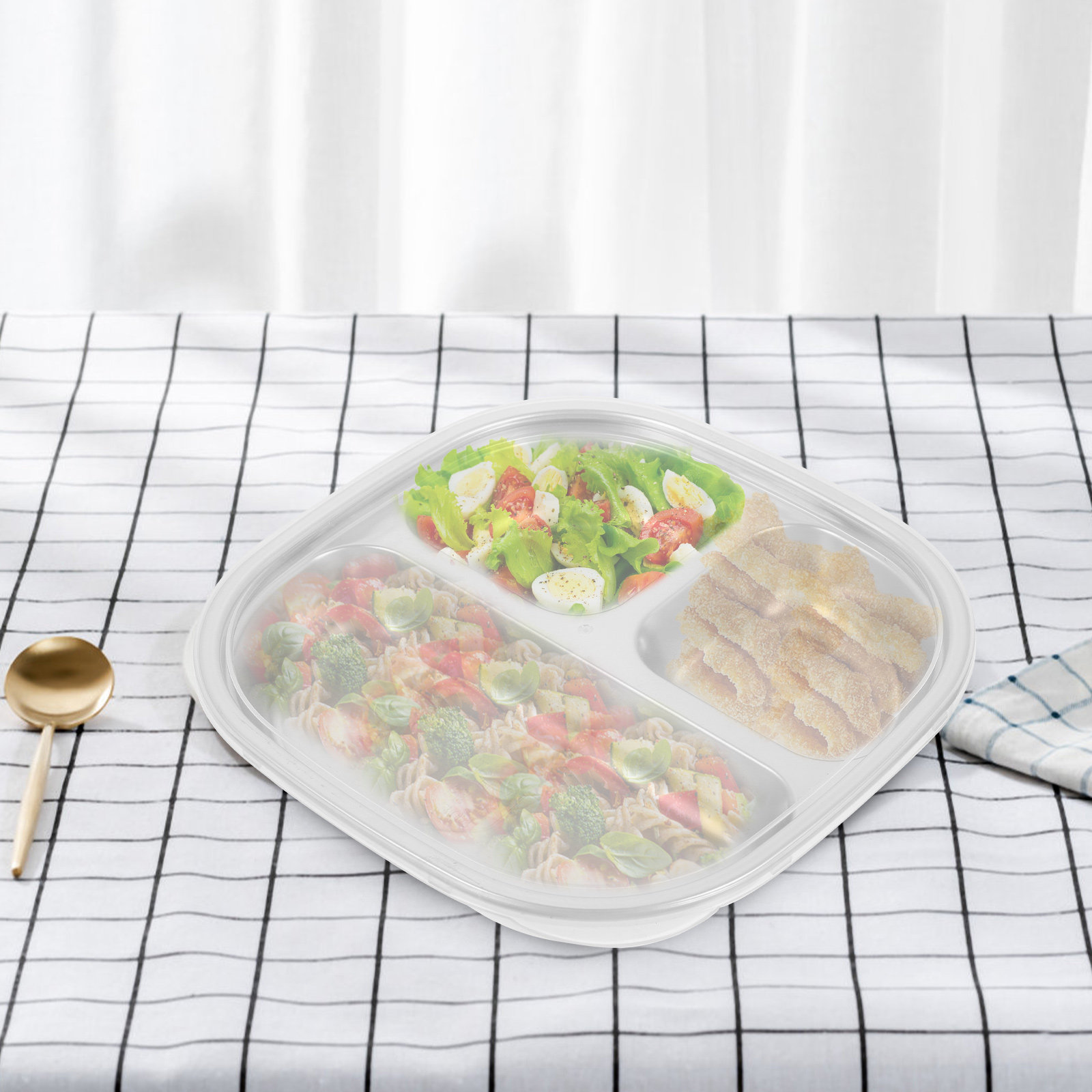 304 Stainless Steel Divided Fo - Meal Prep Restaurant 评论和价格