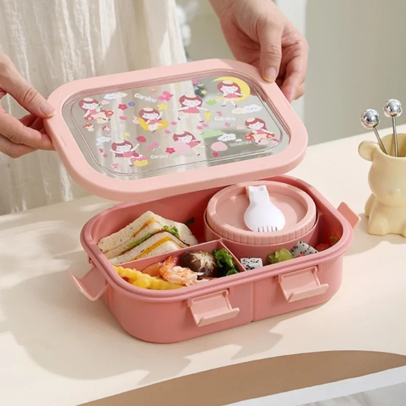 Cartoon Lunch Box of Students  - Meal Prep Tupperware 评论和价格