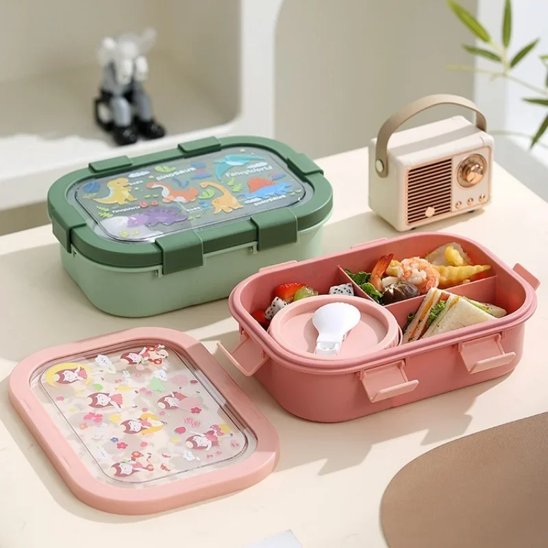 Cartoon Lunch Box of Students  - Meal Prep Tupperware 评论和价格