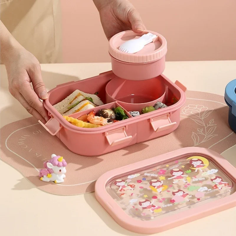 Cartoon Lunch Box of Students  - Meal Prep Tupperware 评论和价格