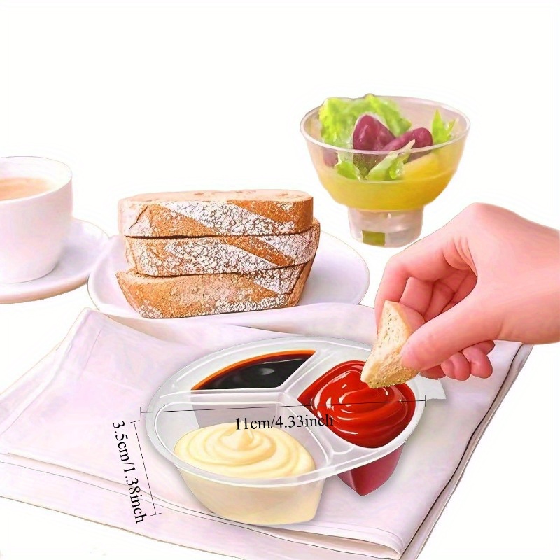 Round 3-Compartment Disposable - Meal Prep Restaurant 评论和价格
