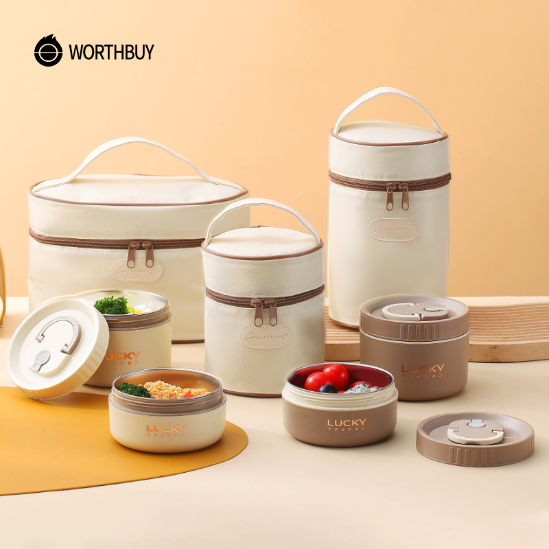 WORTHBUY Bento Lunch Box Set,  - Meal Prep Tupperware 评论和价格