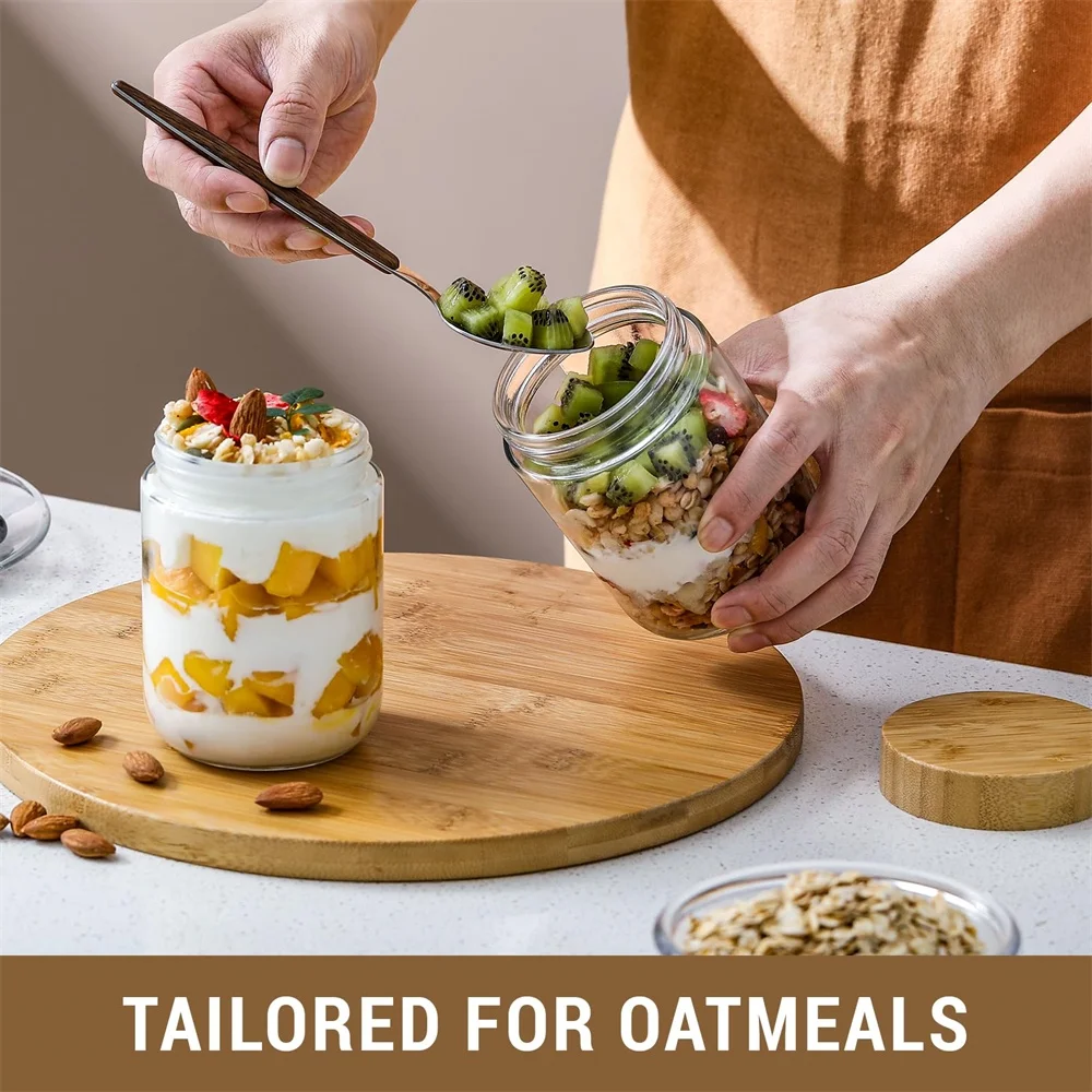 yes4 pack 16oz Overnight Oats  - Meal Prep Overnight Oats 评论和价格