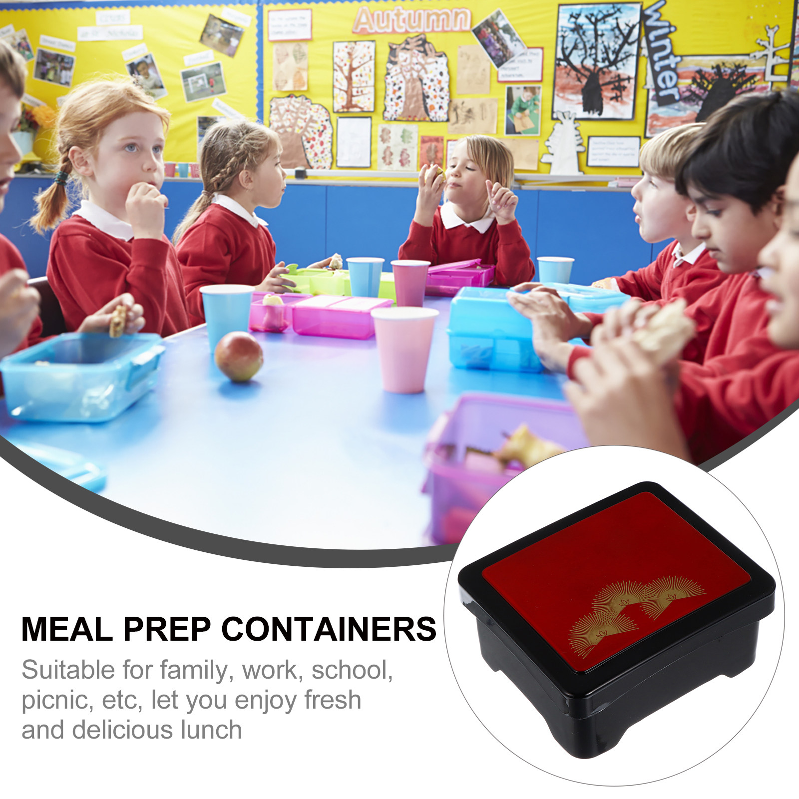 1Pcs Premium Reusable Bento Bo - Meal Prep With Rice 评论和价格
