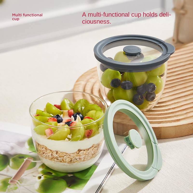 Glass Overnight Oats Container - Meal Prep Overnight Oats 评论和价格