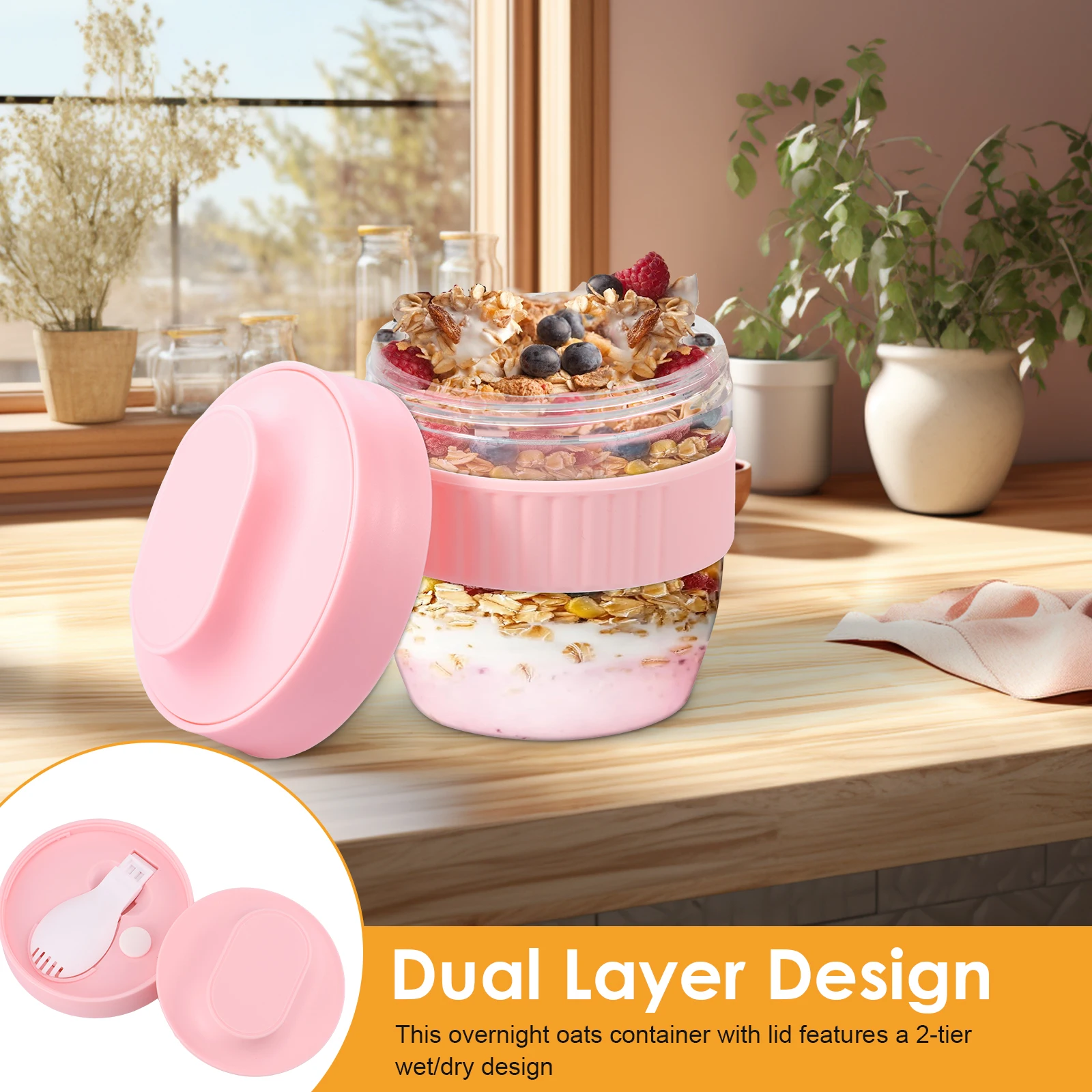 Double Layer Overnight Oats Co - Meal Prep Overnight Oats 评论和价格