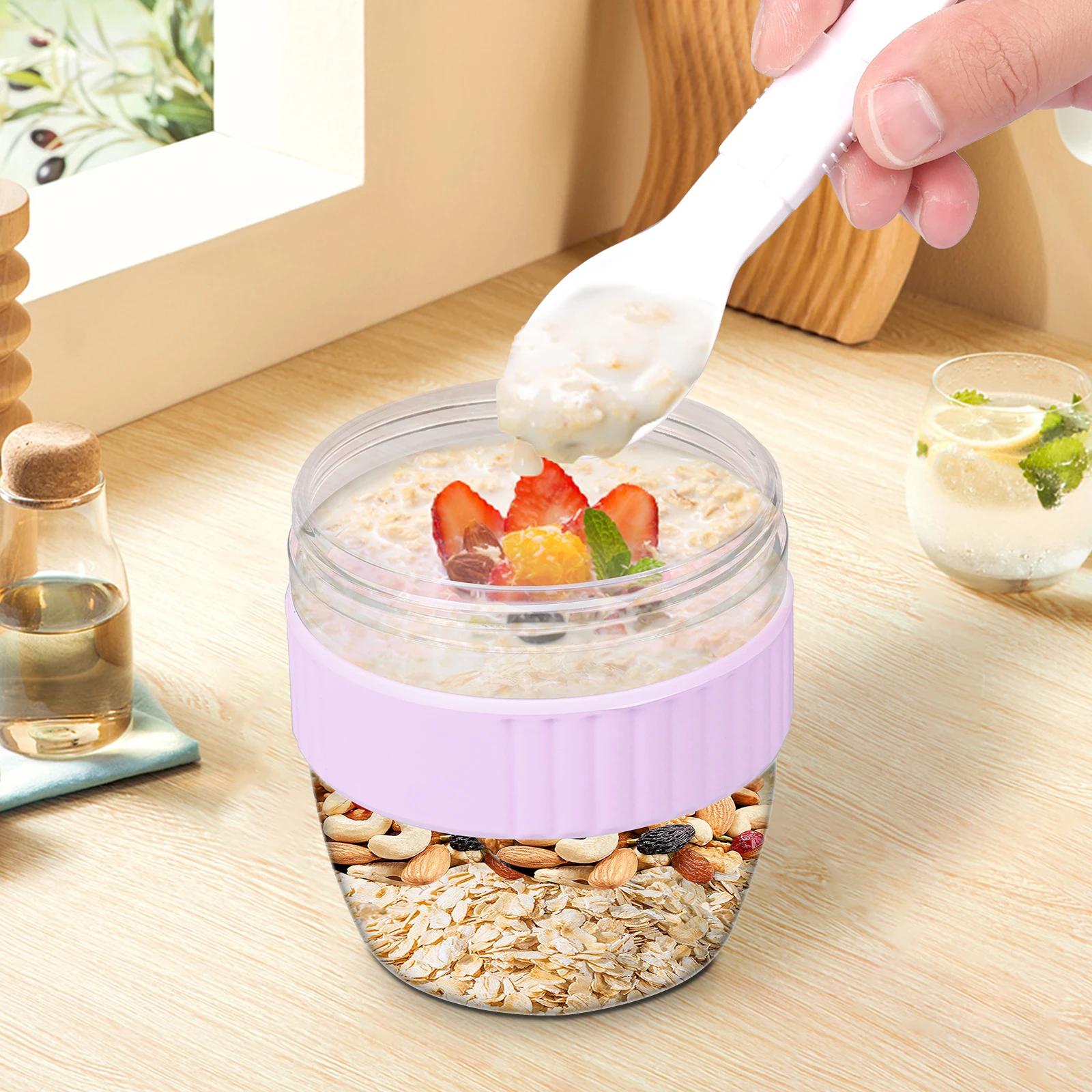 Double Layer Overnight Oats Co - Meal Prep Overnight Oats 评论和价格