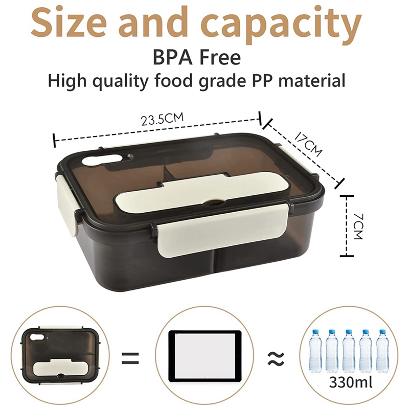 Lunch Box, 1500Ml Bento Box, F - Meal Prep Tupperware 评论和价格
