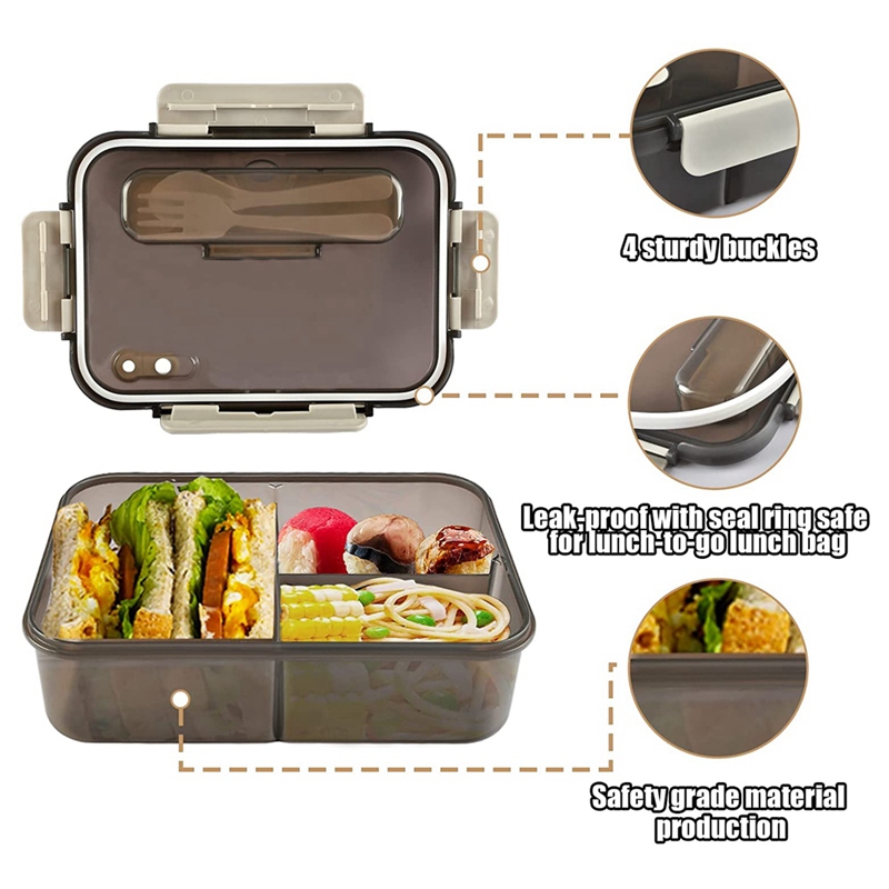 Lunch Box, 1500Ml Bento Box, F - Meal Prep Tupperware 评论和价格