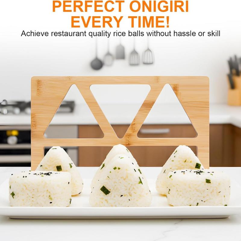 Wooden Onigiri Rice Ball Mold  - Meal Prep With Rice 评论和价格
