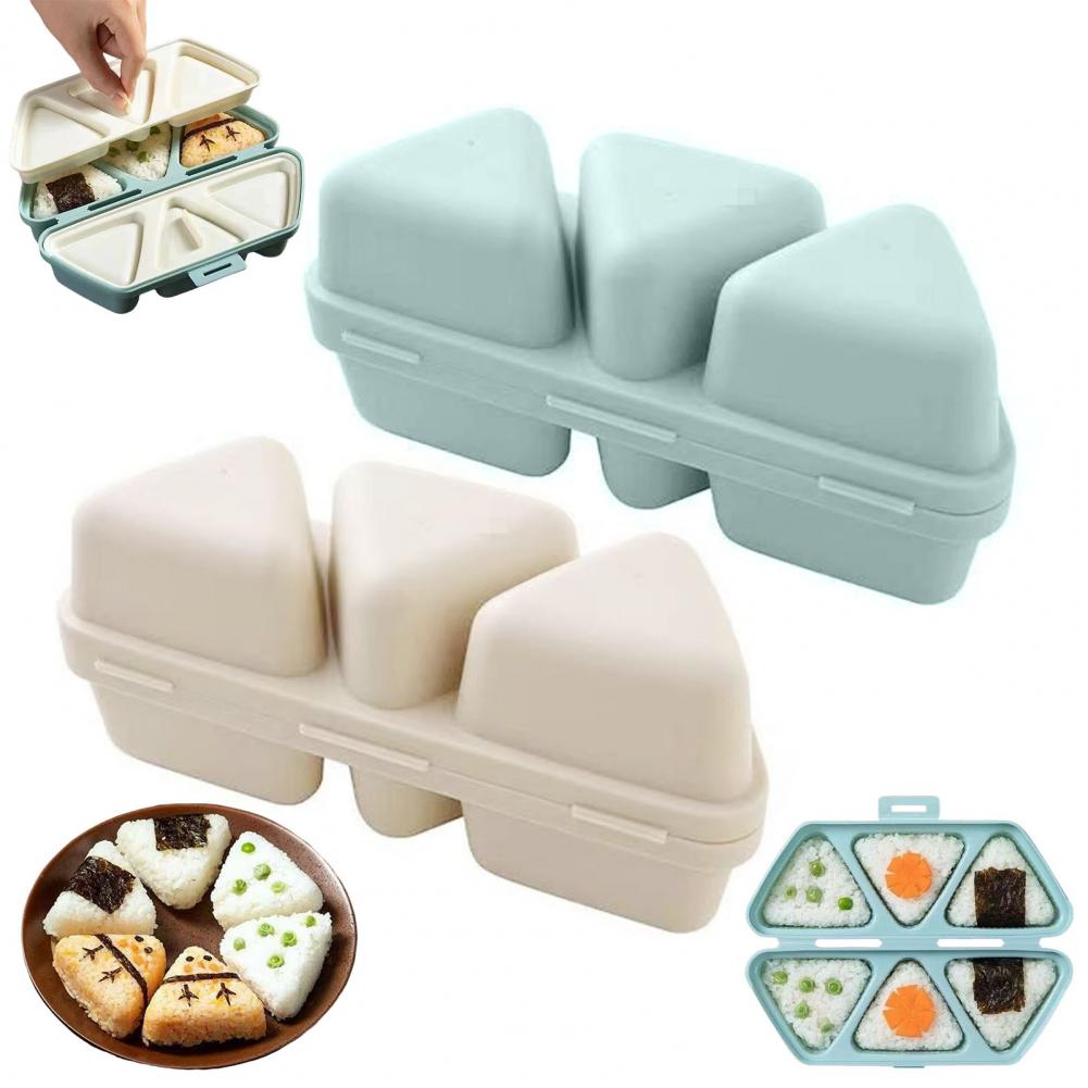 6-Cavity Triangle Onigiri Mold - Meal Prep With Rice 评论和价格